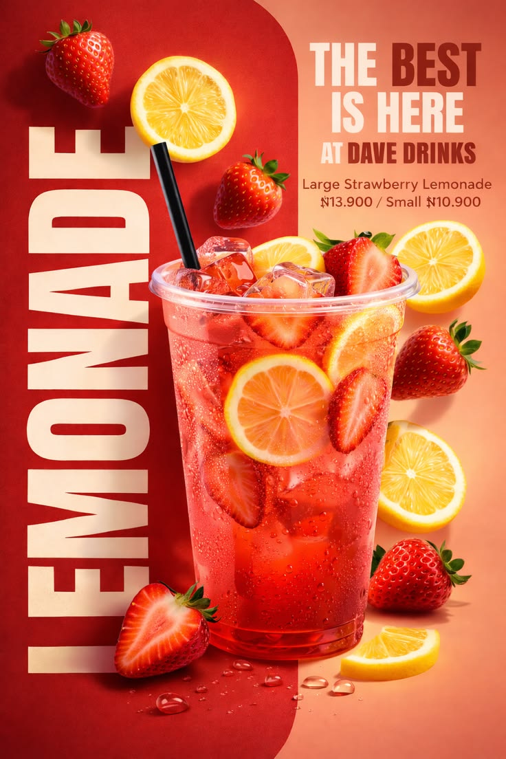 Strawberry Lemonade promotional poster